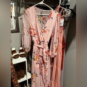 Beautiful pink floral dress
